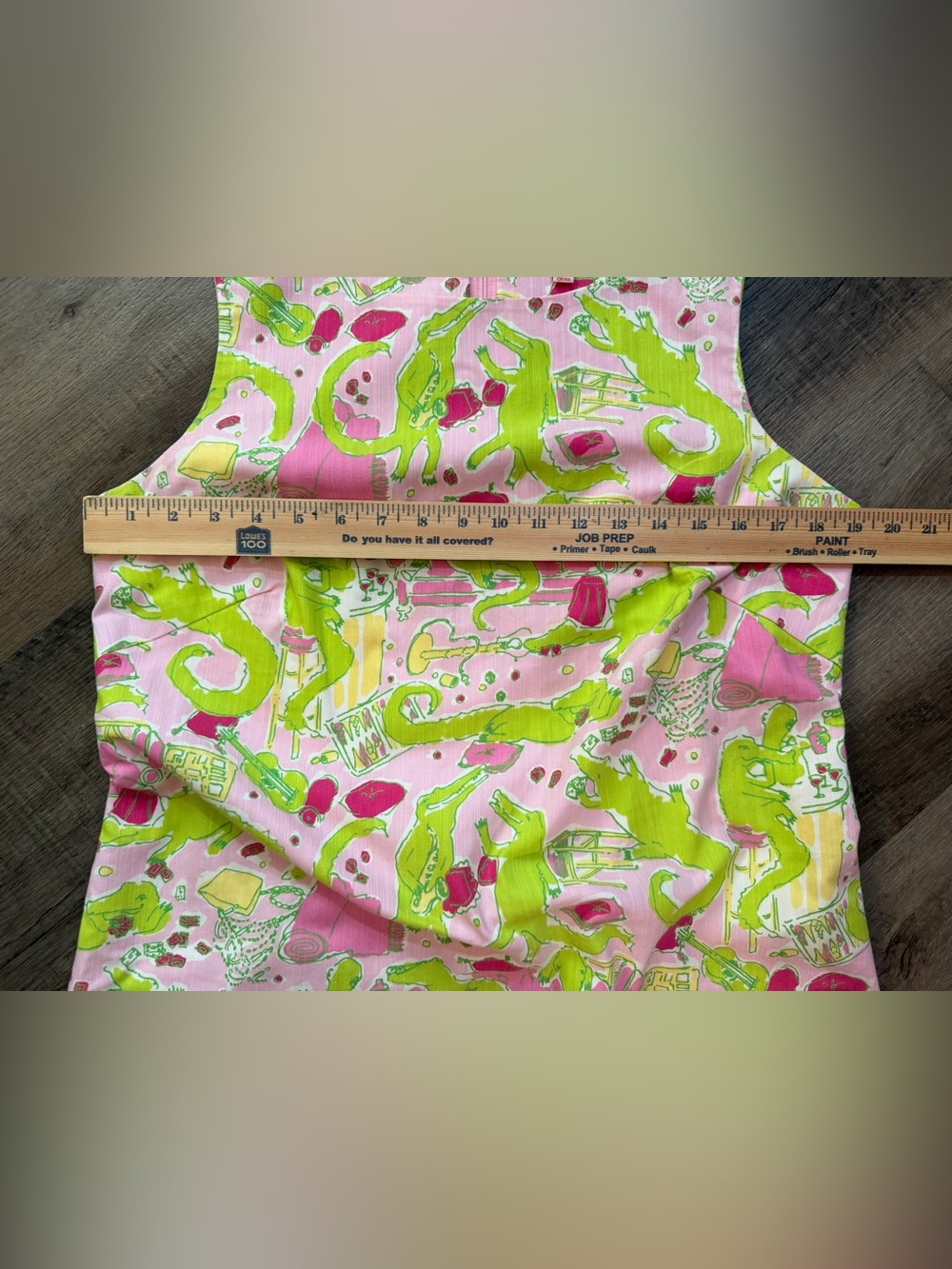 Lilly Pulitzer Vintage Rare Frisky Business Sheath Dress Size 12 Alligator π - Picture 10 of 14